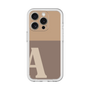 Slim Protection Premium Case［ オリジナル - initial two tone - A brown ］