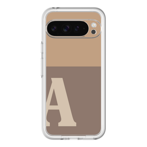 Slim Protection Premium Case［ オリジナル - initial two tone - A brown ］