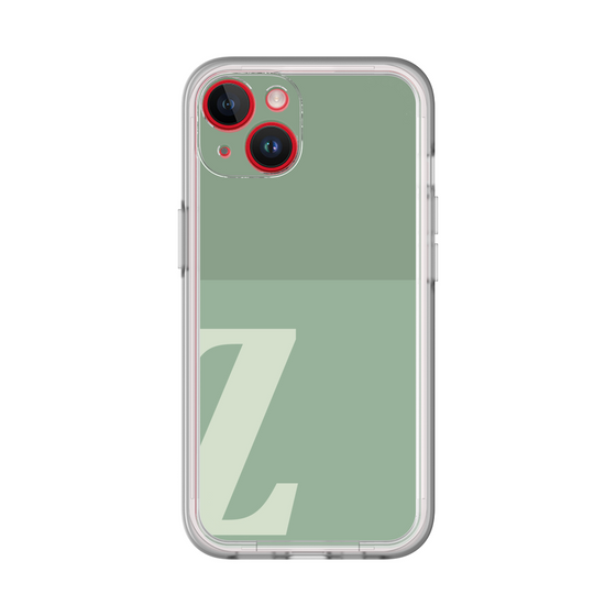 Slim Protection Premium Case［ オリジナル - initial two tone - Z green ］