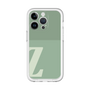 Slim Protection Premium Case［ オリジナル - initial two tone - Z green ］
