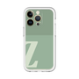Slim Protection Premium Case［ オリジナル - initial two tone - Z green ］
