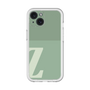 Slim Protection Premium Case［ オリジナル - initial two tone - Z green ］