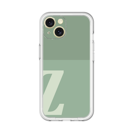 Slim Protection Premium Case［ オリジナル - initial two tone - Z green ］