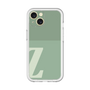Slim Protection Premium Case［ オリジナル - initial two tone - Z green ］