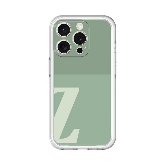Slim Protection Premium Case［ オリジナル - initial two tone - Z green ］