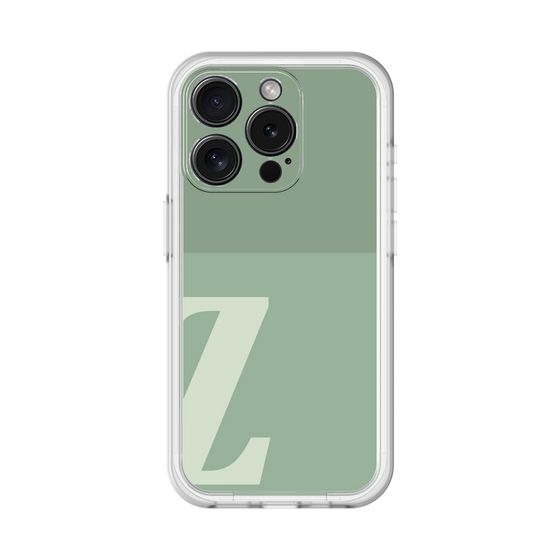 Slim Protection Premium Case［ オリジナル - initial two tone - Z green ］