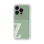 Slim Protection Premium Case［ オリジナル - initial two tone - Z green ］