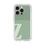 Slim Protection Premium Case［ オリジナル - initial two tone - Z green ］