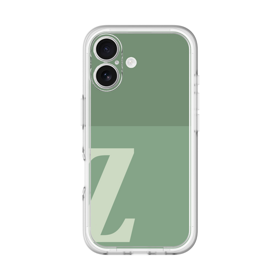 Slim Protection Premium Case［ オリジナル - initial two tone - Z green ］