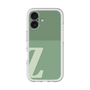 Slim Protection Premium Case［ オリジナル - initial two tone - Z green ］