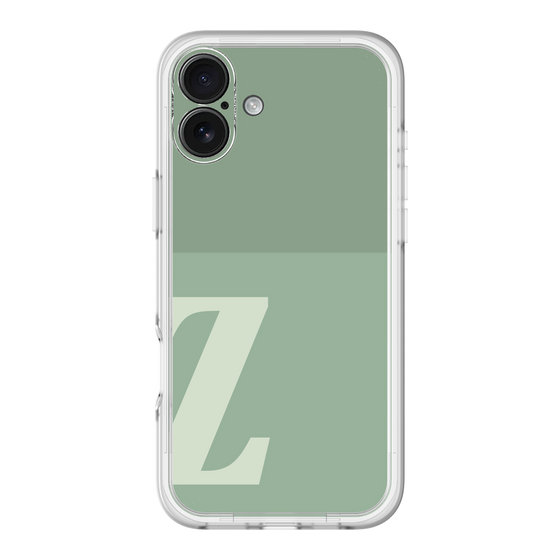 Slim Protection Premium Case［ オリジナル - initial two tone - Z green ］