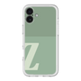 Slim Protection Premium Case［ オリジナル - initial two tone - Z green ］