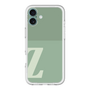 Slim Protection Premium Case［ オリジナル - initial two tone - Z green ］