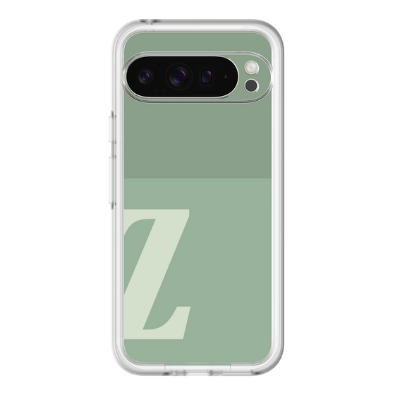 Slim Protection Premium Case［ オリジナル - initial two tone - Z green ］