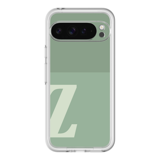 Slim Protection Premium Case［ オリジナル - initial two tone - Z green ］