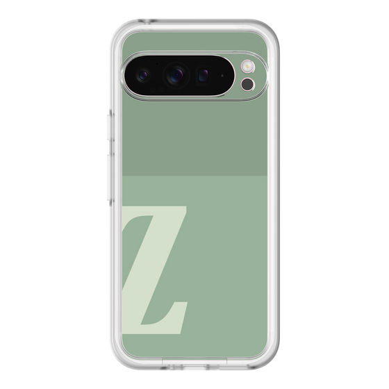 Slim Protection Premium Case［ オリジナル - initial two tone - Z green ］