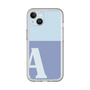 Slim Protection Premium Case［ オリジナル - initial two tone - A blue ］