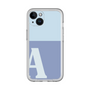 Slim Protection Premium Case［ オリジナル - initial two tone - A blue ］