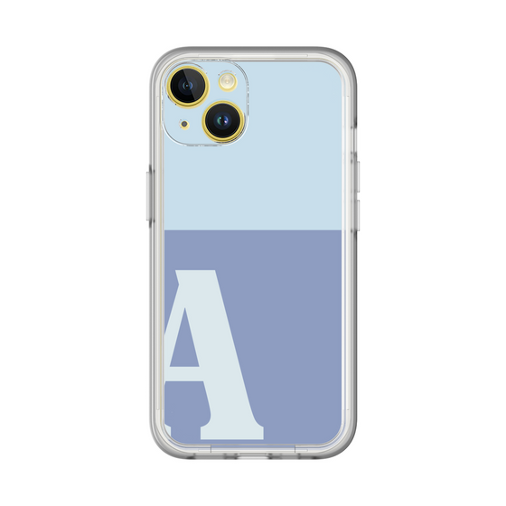 Slim Protection Premium Case［ オリジナル - initial two tone - A blue ］