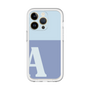Slim Protection Premium Case［ オリジナル - initial two tone - A blue ］