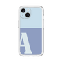Slim Protection Premium Case［ オリジナル - initial two tone - A blue ］