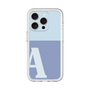 Slim Protection Premium Case［ オリジナル - initial two tone - A blue ］