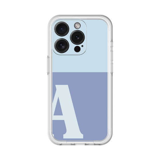 Slim Protection Premium Case［ オリジナル - initial two tone - A blue ］