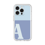 Slim Protection Premium Case［ オリジナル - initial two tone - A blue ］