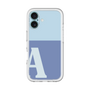Slim Protection Premium Case［ オリジナル - initial two tone - A blue ］