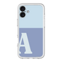 Slim Protection Premium Case［ オリジナル - initial two tone - A blue ］