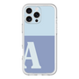 Slim Protection Premium Case［ オリジナル - initial two tone - A blue ］