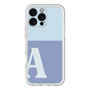 Slim Protection Premium Case［ オリジナル - initial two tone - A blue ］