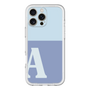 Slim Protection Premium Case［ オリジナル - initial two tone - A blue ］