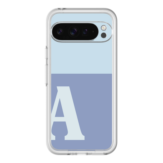 Slim Protection Premium Case［ オリジナル - initial two tone - A blue ］