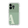 Slim Protection Premium Case［ オリジナル - initial two tone - A green ］