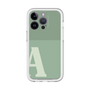 Slim Protection Premium Case［ オリジナル - initial two tone - A green ］