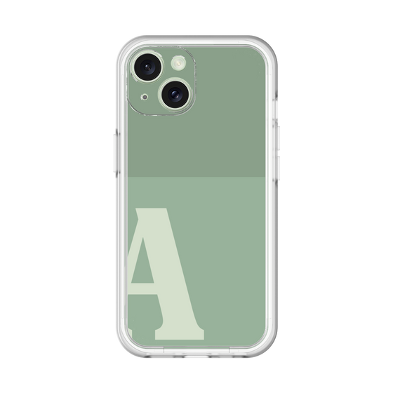 Slim Protection Premium Case［ オリジナル - initial two tone - A green ］