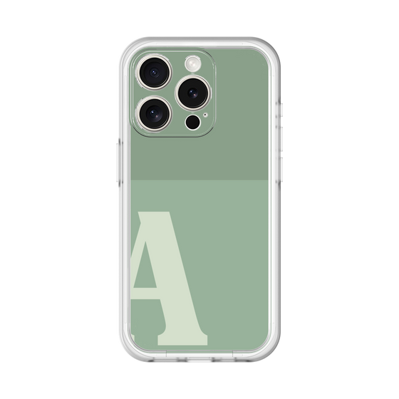 Slim Protection Premium Case［ オリジナル - initial two tone - A green ］