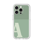 Slim Protection Premium Case［ オリジナル - initial two tone - A green ］
