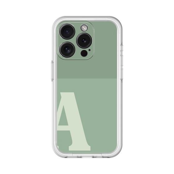 Slim Protection Premium Case［ オリジナル - initial two tone - A green ］