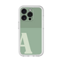 Slim Protection Premium Case［ オリジナル - initial two tone - A green ］