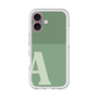Slim Protection Premium Case［ オリジナル - initial two tone - A green ］