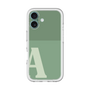 Slim Protection Premium Case［ オリジナル - initial two tone - A green ］