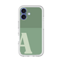 Slim Protection Premium Case［ オリジナル - initial two tone - A green ］