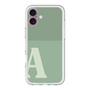 Slim Protection Premium Case［ オリジナル - initial two tone - A green ］