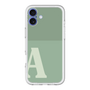 Slim Protection Premium Case［ オリジナル - initial two tone - A green ］