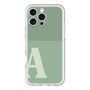 Slim Protection Premium Case［ オリジナル - initial two tone - A green ］