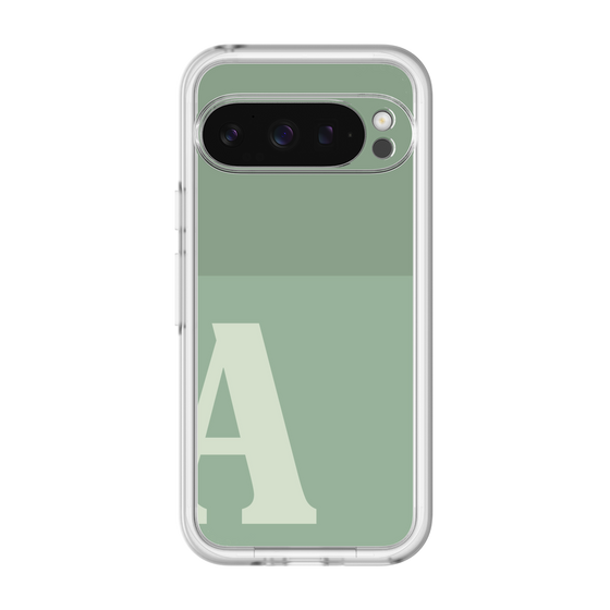 Slim Protection Premium Case［ オリジナル - initial two tone - A green ］