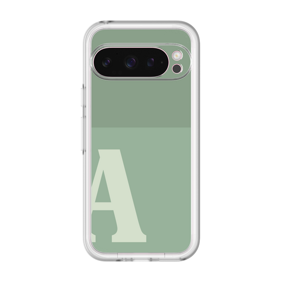 Slim Protection Premium Case［ オリジナル - initial two tone - A green ］