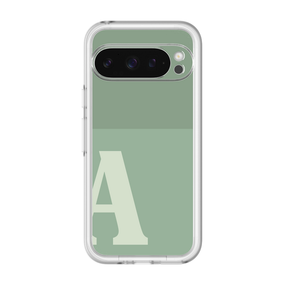Slim Protection Premium Case［ オリジナル - initial two tone - A green ］